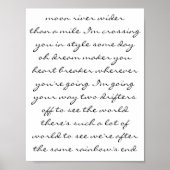 Moon River Poster (Vorne)