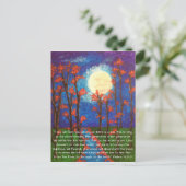 Moon & River Scripture Postkarte (Stehend Vorderseite)