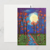 Moon & River Scripture Postkarte (Vorne/Hinten)
