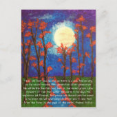 Moon & River Scripture Postkarte (Vorderseite)