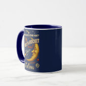 Moon Rocket Ride Vintag Space Tasse (Vorderseite Links)
