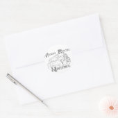 Moon Rocks Naches Runder Aufkleber (Umschlag)