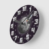 Moon Runde Wanduhr (Winkel)