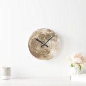 Moon Runde Wanduhr (Zuhause)