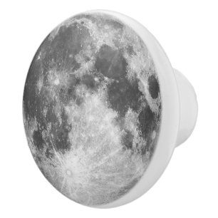Moon Satellite Planet Solar System Lunar Grau Keramikknauf