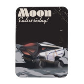 Moon - Sci-fi-Poster "Heute anmelden" Magnet (Vertikal)