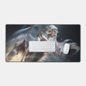 Moon Scorn Gaming Desk Mat | Lunar Queen Mousepad Schreibtischunterlage (Tastatur & Maus)