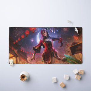 Moon Scorn Gaming Desk Mat   Lunar Queen Mousepad Schreibtischunterlage