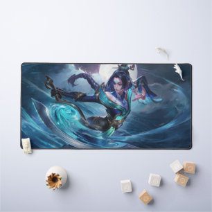 Moon Scorn Gaming Desk Mat   Lunar Queen Mousepad Schreibtischunterlage