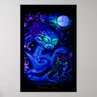 Moon Serpent Poster