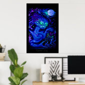 Moon Serpent Poster (Heimbüro)