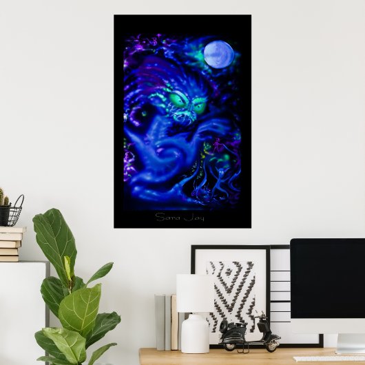 Moon Serpent Poster (Heimbüro)