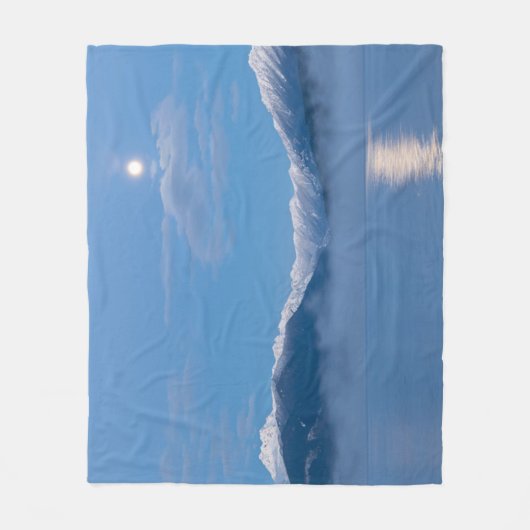 Moon Setting | Seabeck, Washington Fleecedecke (Vorderseite)