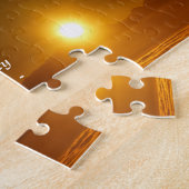 Moon setzt Sonnenaufgang Inspiration Zitat Puzzle (Seite)