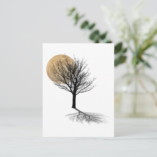 Moon Shadow Postkarte (Stehend Vorderseite)