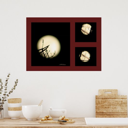 Moon Shadow Print Poster (Küche)