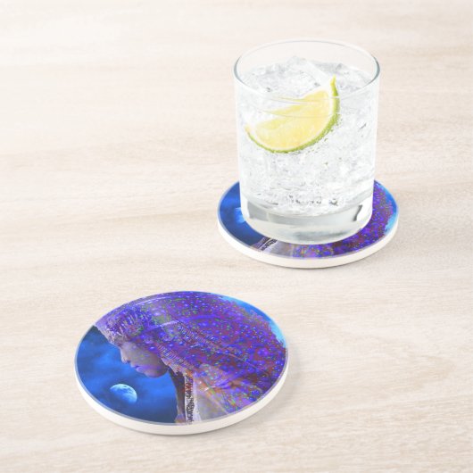 Moon Shadow Untersetzer (Seite)