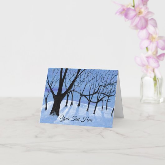 Moon Shadows Karte (Orchidee)