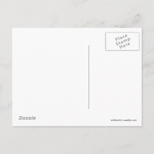 Moon Shadows Postkarte (Rückseite)