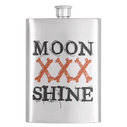 Moon Shine Flachmann (Vorderseite)