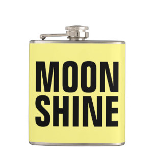 MOON SHINE FUNNY FLASK FLACHMANN