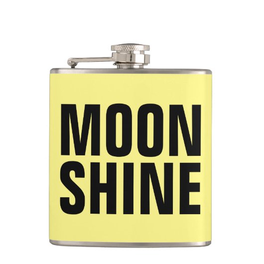 MOON SHINE FUNNY FLASK FLACHMANN (Vorderseite)