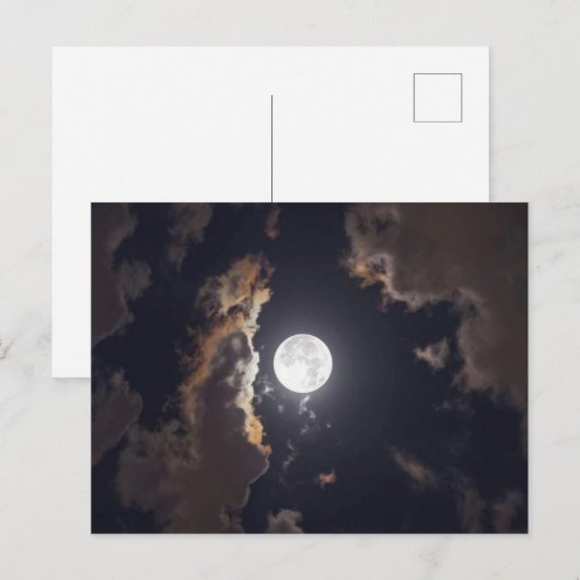 Moon Shine Postkarte (Vorne/Hinten)