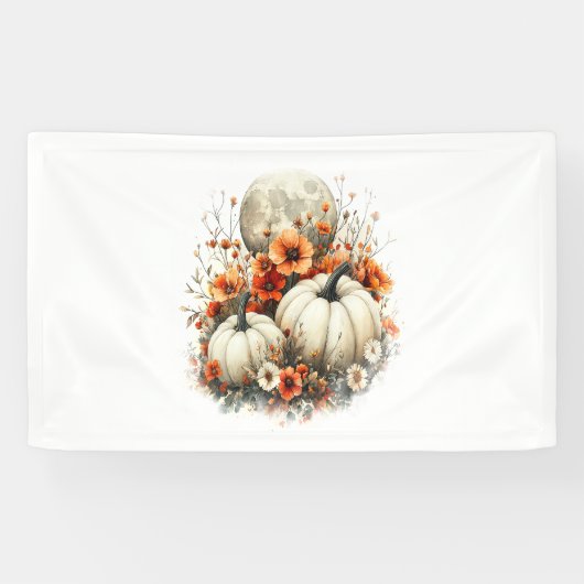 Moon Shirt Country Pumpkin Banner (Horizontal)