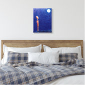 Moon Shows Leinwanddruck (Insitu (Schlafzimmer))