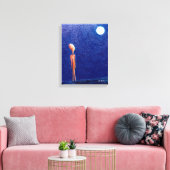 Moon Shows Leinwanddruck (Insitu (Wohnzimmer))