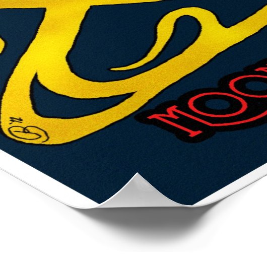 Moon Shuttle Poster (Ecke)