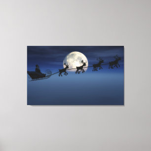 Moon Silhouette Leinwanddruck