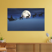 Moon Silhouette Leinwanddruck (Insitu (Wohnzimmer))