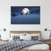 Moon Silhouette Leinwanddruck (Insitu (Schlafzimmer))
