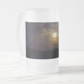 Moon Silhouette Mattierte Tasse (Vorderseite Links)