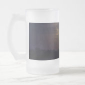 Moon Silhouette Mattierte Tasse (Links)