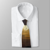 Moon Silhouette Neck Tie Krawatte (Gebunden)