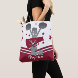Moon Silver White Stars Cheer Cheer-Leader Tasche