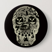 Moon Skull Button (Vorderseite)