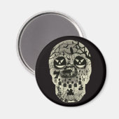 Moon Skull Magnet (Vorderseite/Rückseite)