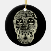 Moon Skull Ornament (Vorne)