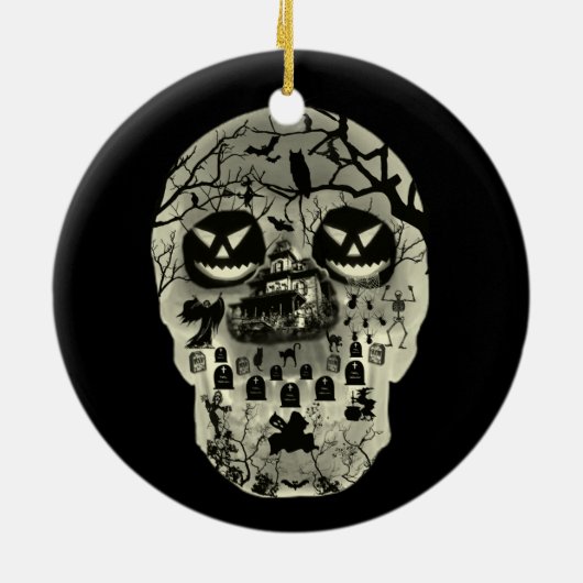 Moon Skull Ornament (Hinten)