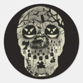 Moon Skull Stickers (Vorderseite)