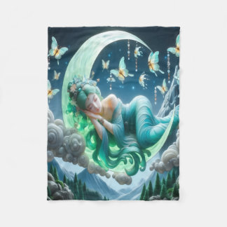 Moon Sleeper Fleece Blanket