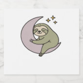 Moon Sloth Classic T - Shirt Schaumweinetikett (Einzelnes Label)