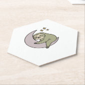 Moon Sloth Classic T - Shirt Untersetzer (angewinkelt)