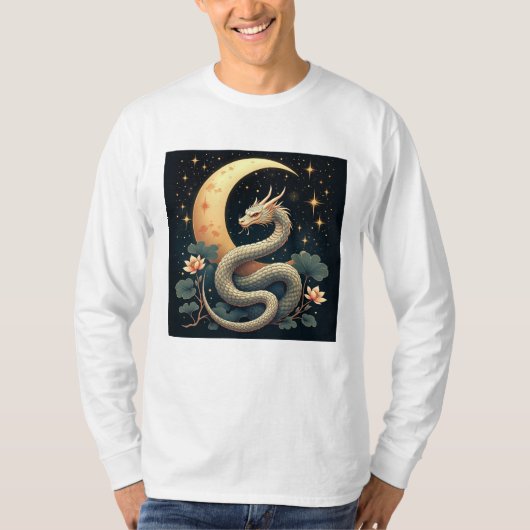 Moon Snake stars T-Shirt (Vorderseite)