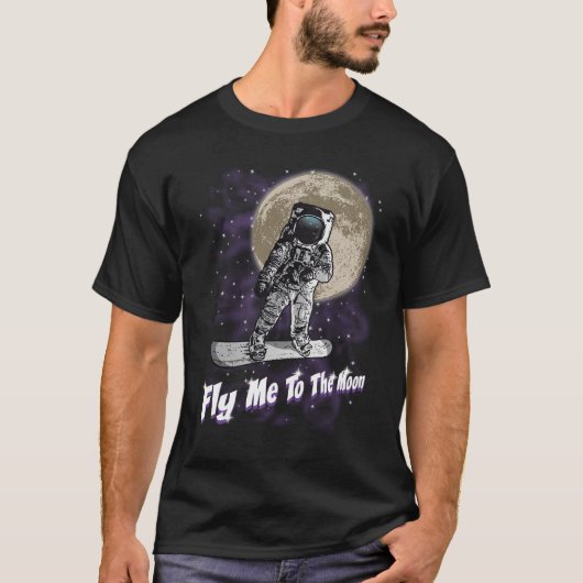 Moon Snowboarder T-Shirt (Vorderseite)