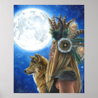 Moon Song Poster Viking Poster Wolf Poster