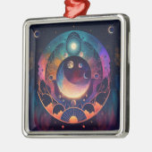 Moon Soul Ornament Aus Metall (Links)